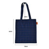 Size of Jam studio Daily check ecobag shoulder tote bag 