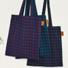 Jam studio Daily check ecobag shoulder tote bag 