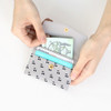 Gray - Iconic Pochette pattern card case pocket wallet 