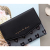 Black - Iconic Pochette pattern card case pocket wallet 