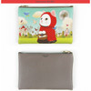 Red hood - Choo Choo cat slim zipper pouch
