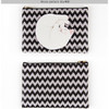 Mono pattern - Choo Choo cat slim zipper pouch