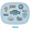 Stamp - Antenna shop Monster square large zipper pouch 