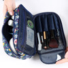 Wanna This Cosmetic makeup double side zipper pouch