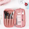 Brush & zipper pocket - Cosmetic makeup zipper pouch