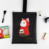 Red hood - Choo Choo cat cori zipper tote bag