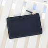 Navy - With Alice Think about w zip up flat card case 