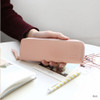 Pink - With Alice Think about w slim zipper pencil case 