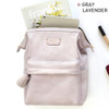Gray lavender - Monopoly Cratte mini leather backpack