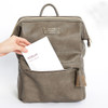 1 front pocket - Monopoly Cratte mini leather backpack