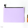 Purple - Fenice Seamless matt zipper multi pouch