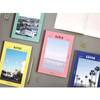 Colorful B5 size grid-lined class notebook