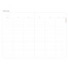 Monthly plan - Positive small undated diary scheduler