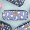 Lovely pattern block pencil case pouch