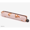 Winter fox - For your heart slim zipper pencil case