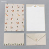 Shiba dog - Pattern illustration letter paper and envelope set 