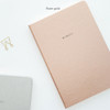Rose gold - Moment large plain notebook ver2
