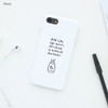 Mette lettering hard case for iPhone 7