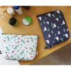 Willow illustration pattern  carry all pouch
