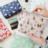 Willow illustration pattern carry all pouch