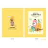 Yellow - Monster A4 size clear pocket file holder