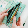 Mint tea - Willow illustration pattern zipper pencil case