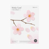 Pink - Cherry blossom transparent sticky memo notes Large