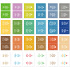 Pack of 96 stickers - NACOO Carry On Mini Label Sticker Pack