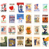 Pack of 48 stickers - NACOO Vintage 2 Label Sticker Pack