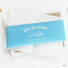 Blue - Joie de vivre zipper pencil case
