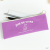 Violet - Joie de vivre zipper pencil case