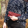 Burgundy - Wanna be chamude envelope pouch