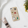 Beige - Ghostpop polycarbonate phone case for iPhone 7 