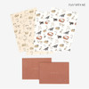 Play with me - Present your heart daily letter paper and envelope set 