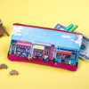 Paris multi zipper pencil pouch