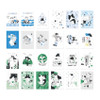Pack of 48 stickers - NACOO Salmon Label Sticker Pack