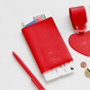 Red - Aire delce RFID blocking passport cover
