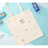 Pit a pat sandy beach eco tote bag