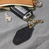 Black - The Classic leather key ring