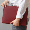 Burgundy - Think about W 13 inches edge laptop case