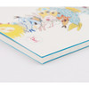 Detail of Mermaid illustration small lined notebook