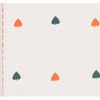 Detail of Spade pattern sewn bound A5 lined notebook 