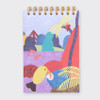 Bird Kiss spiral drawing notebook