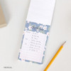 Tropical - Becoming pattern checklist notepad
