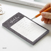 Heart - Becoming pattern checklist notepad