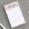 Heart - Becoming pattern checklist notepad