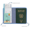 Composition of Tropical travel passport holder case