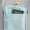 Mint - Voyager double zippered crossbody bag