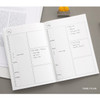 Yearly plan - Becoming 3 month undated planner scheduler 