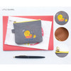 Little squirrel - Hey buddy soft flat small zipper pouch
